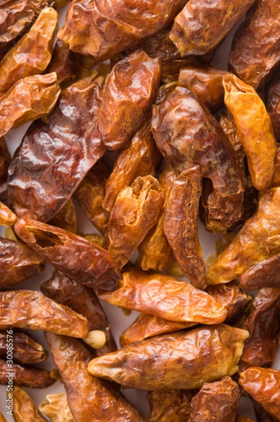 Obraz Kleine getrocknete Chilischoten