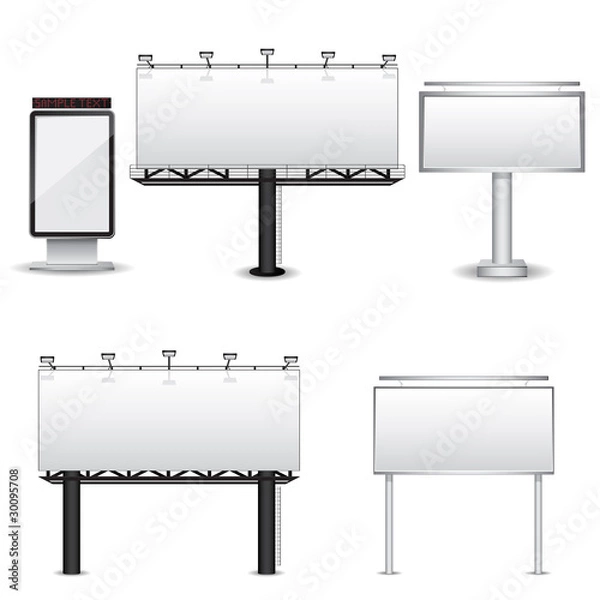 Obraz Vector billboards