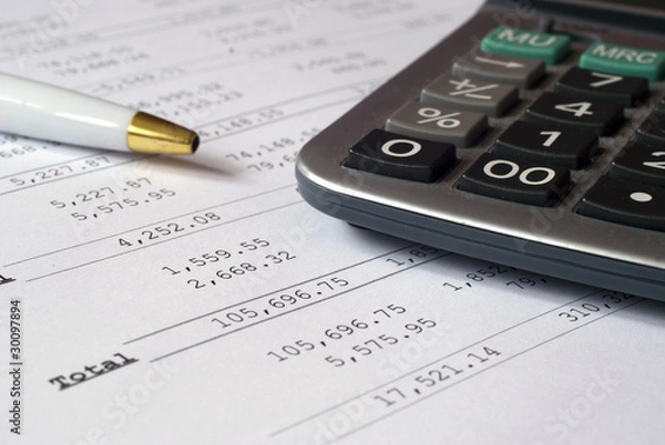 Obraz Profit & loss calcuations