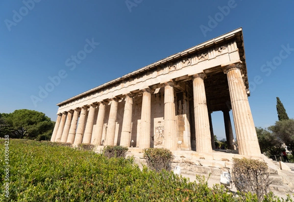 Fototapeta Temple of Hephaestus in Athens, built in 445 B.C.