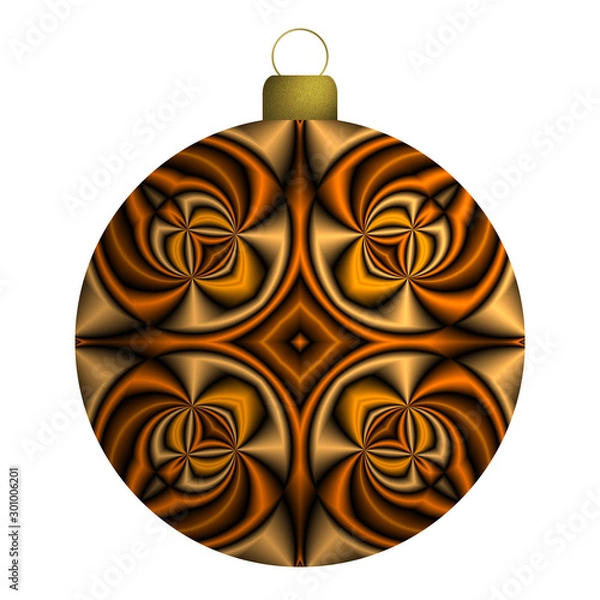 Obraz Weihnachtskugel mit Ornamenten