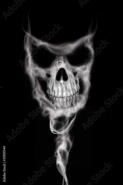 Obraz Skull from Smoke