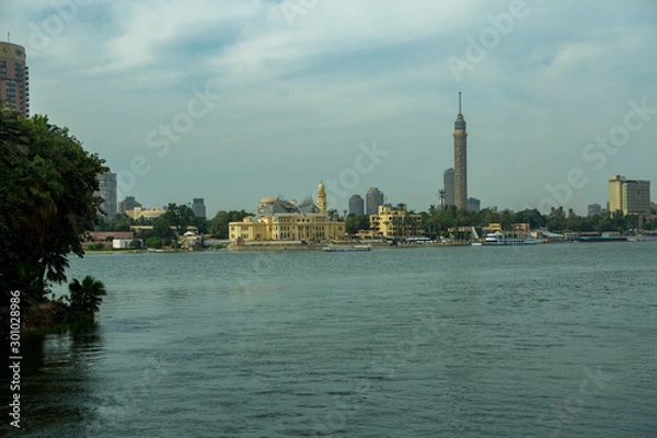 Fototapeta Vistas de las calles y ciudad de El Cairo