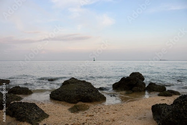 Obraz sunset on the beach