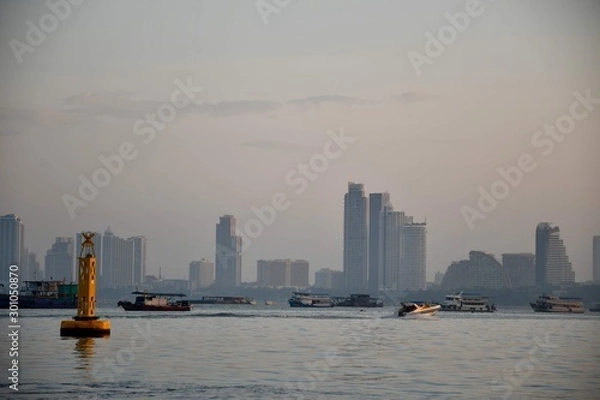 Obraz san diego skyline at sunset
