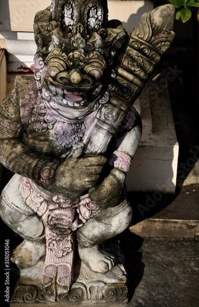 Obraz statue in ayutthaya thailand