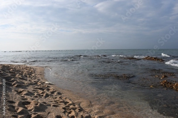 Obraz beach at sunset