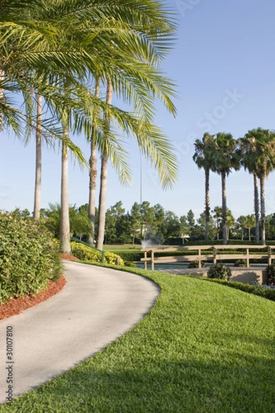 Obraz Luxury hotel grounds