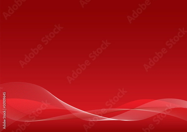 Obraz Red blend background vector
