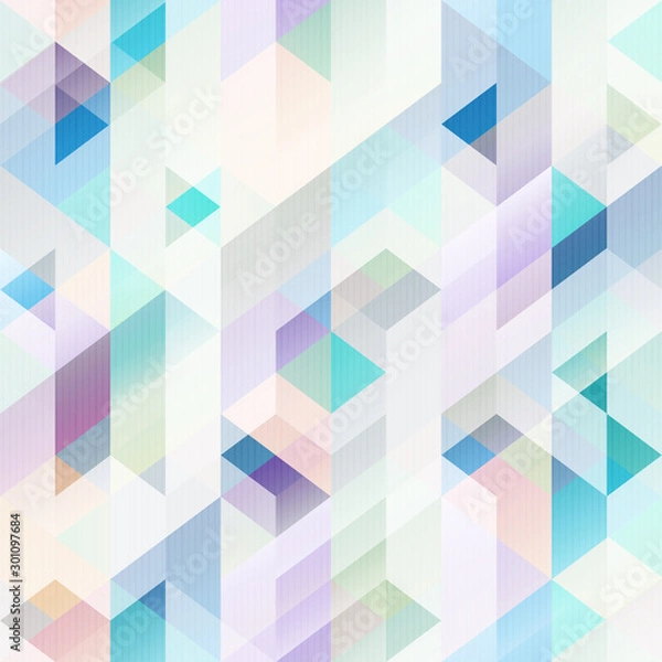 Fototapeta Pastel color geometric pattern