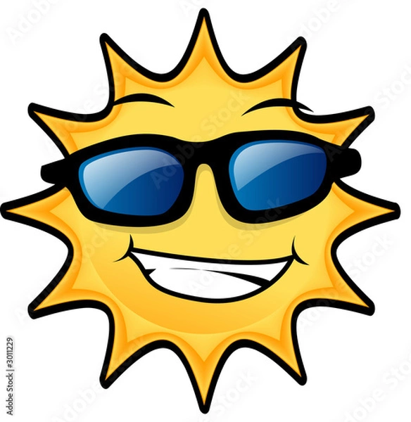 Fototapeta szczęśliwe słońce