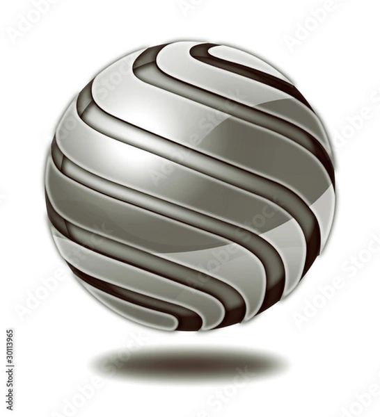 Obraz futuristic globe