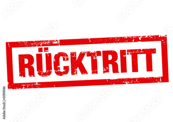 Obraz Rücktritt