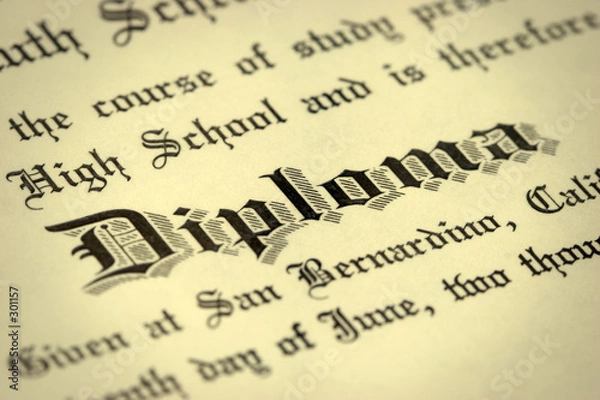 Obraz diploma