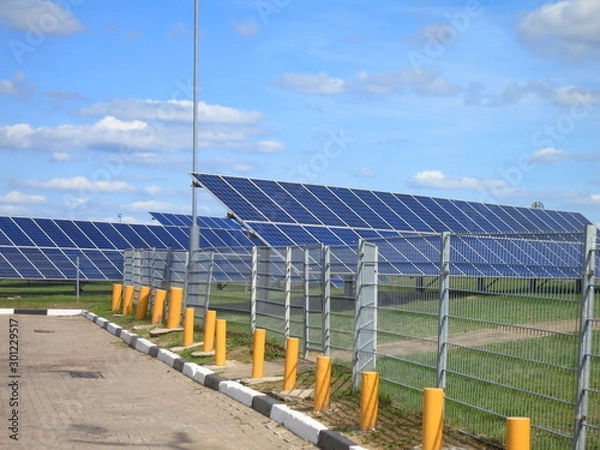 Fototapeta Solar panel. Renewable energy source