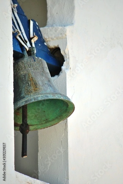 Obraz old bell on the wall