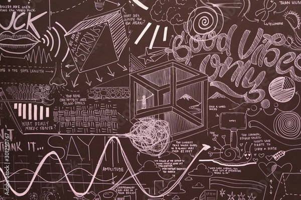 Fototapeta set of elements