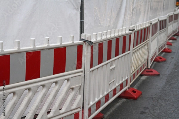 Fototapeta Absperrung