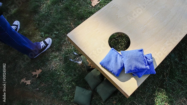 Obraz Cornhole Beanbag fun afternoon