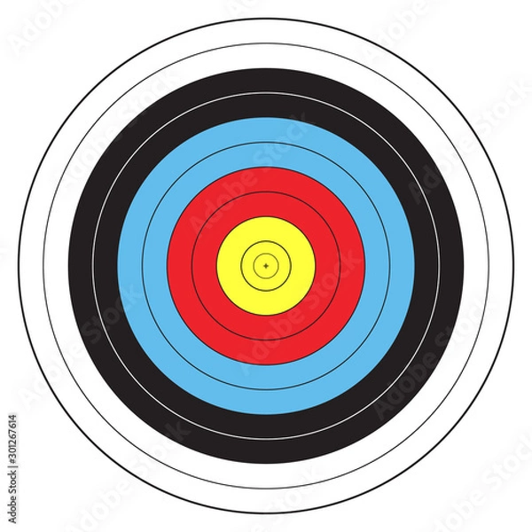 Obraz Archery target