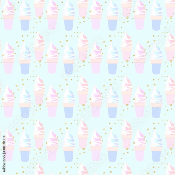 Obraz Ice Cream Seamless Pattern 