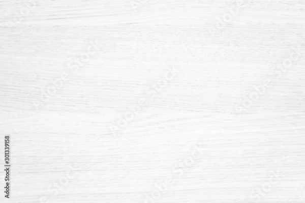 Fototapeta Wood texture background in natural light bleached white grey color