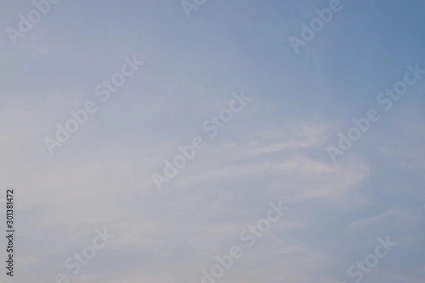 Obraz Blue sky and white clouds