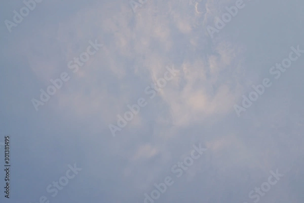 Obraz Blue sky and white clouds