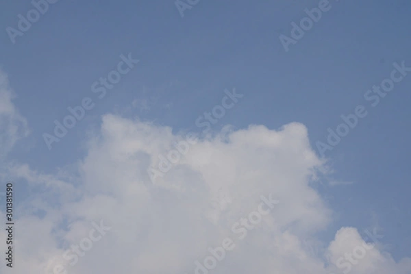 Obraz Blue sky and white clouds