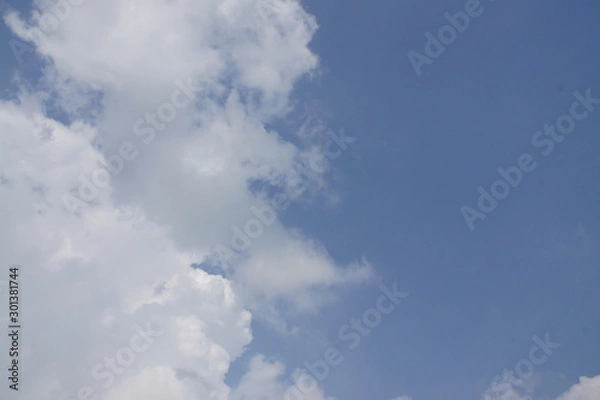 Obraz Blue sky and white clouds