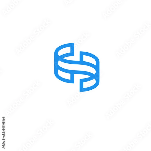 Obraz creative s logo design world Collection