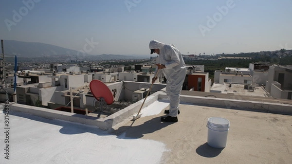 Obraz Roof Coating Installation