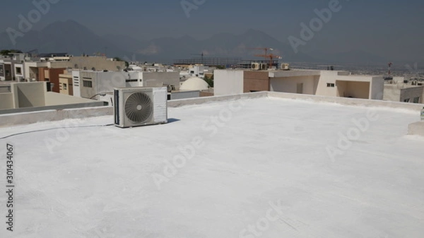 Obraz Roof Coating Installation