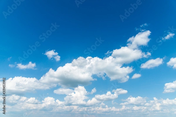 Obraz blue sky and clouds background