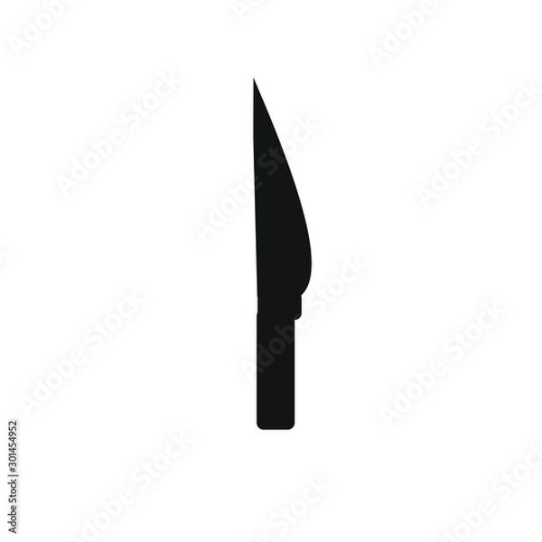 Fototapeta knife simple shapes vector icon