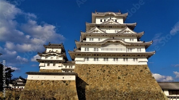 Obraz castle in Himeji