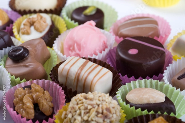 Obraz pralinen - schraeg