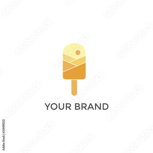 Obraz Fata morgana popsicle stick logo