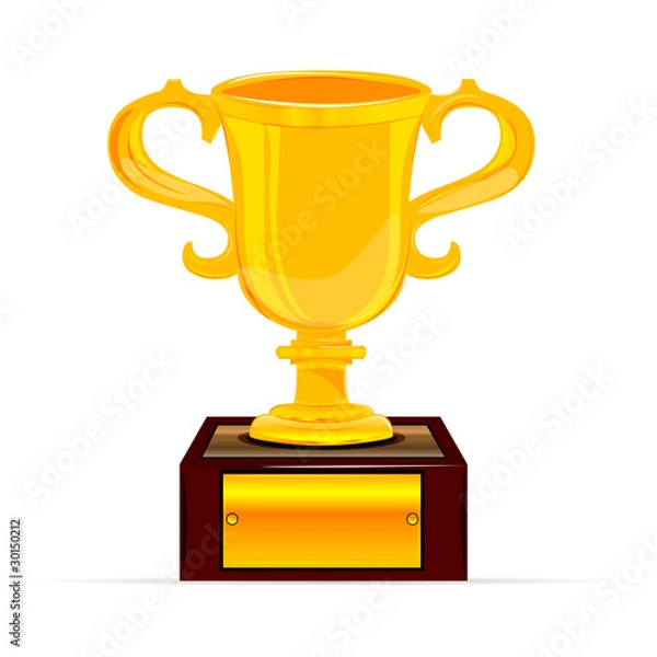 Obraz golden trophy
