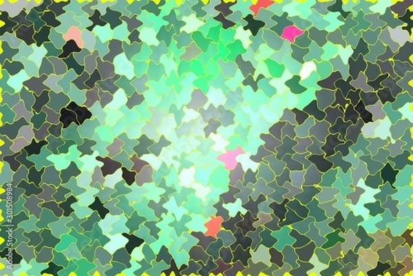 Fototapeta Abstract  green pastel with gradient multicolor toned textured background, ideas graphic design for web design or banner