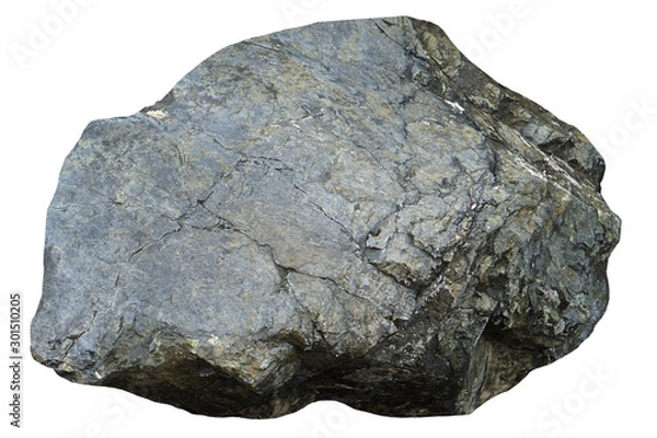 Obraz stones white background. Clipping Path