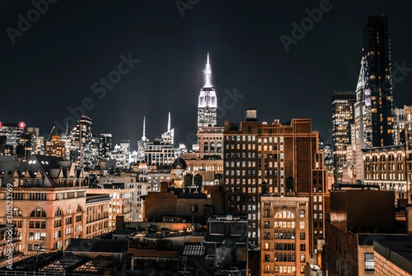 Obraz Empire State Building long exposure