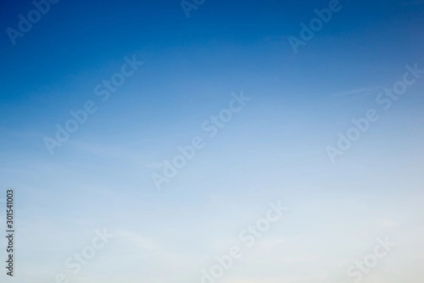 Obraz Abstract gradient blue sky background and copy space