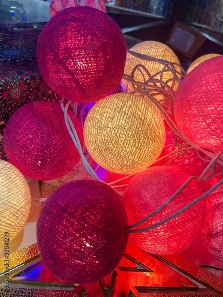 Obraz Christmas tree decorated.