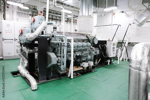 Obraz ship engine room