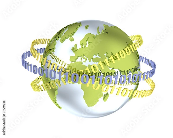 Obraz Digital-Globus