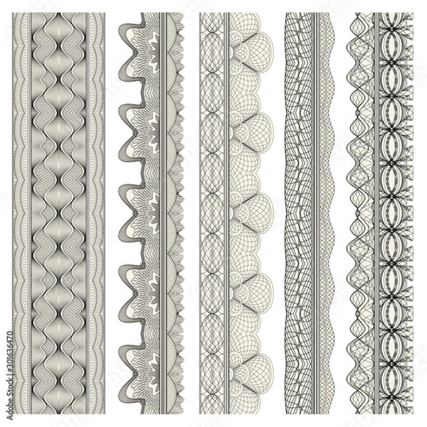 Obraz Vector element for currency, certificate or diplomas