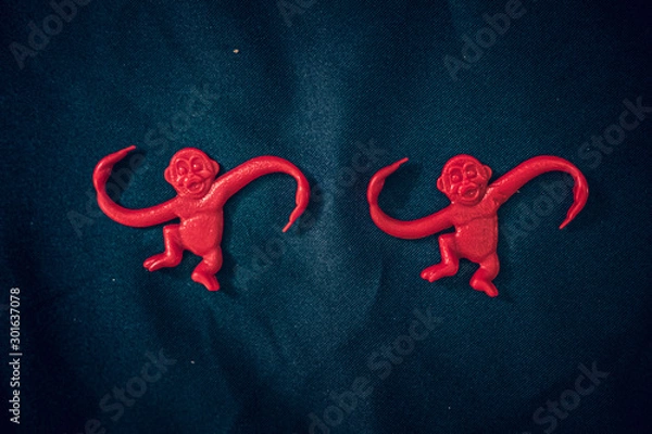 Obraz society groups represented with a monkeys