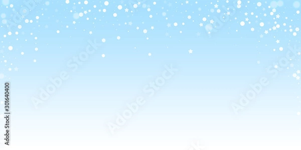 Fototapeta Magic stars random Christmas background. Subtle fl