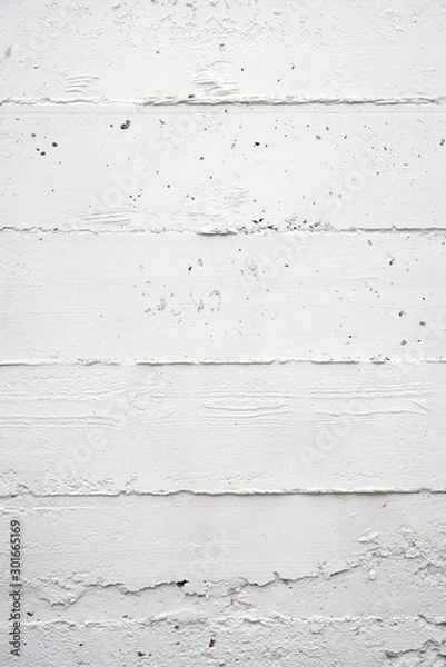 Fototapeta Concrete Wall Texture with Woodgrain Impression